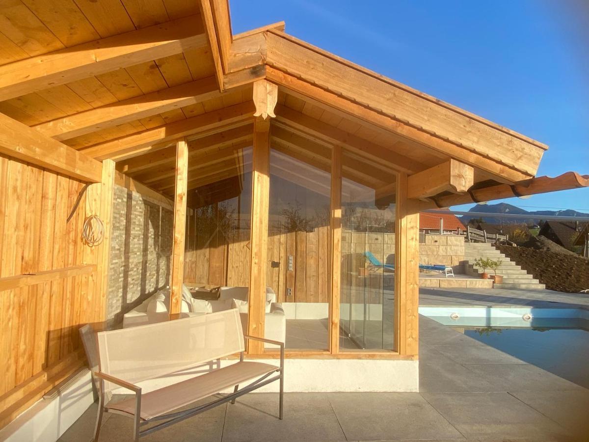Private Luxury Chalet Siegsdorf Esterno foto